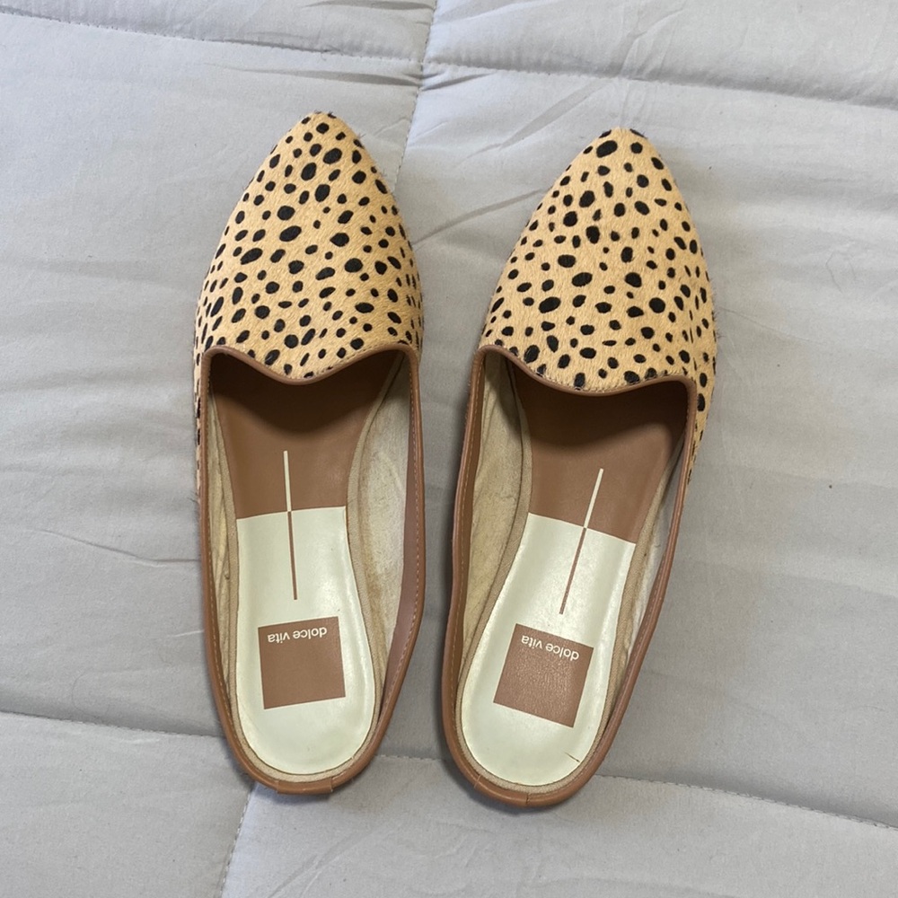 Dolce Vita Leopard Mules
